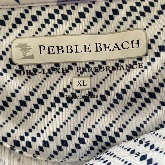 PEBBLE Beach Sz XL Sleeveless Polo Top - Picture 5 of 6